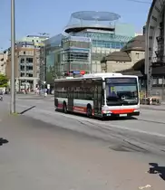WG 6920 von Typ Citaro II auf der Linie 20, Hauptbahnhof, 19.07.10