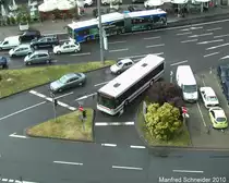 Saarbr�cker Busse. Die Aufnahme des Foto war am 22.07.2010 in Saarbr�cken und zeigt einen MAN-Bus.
