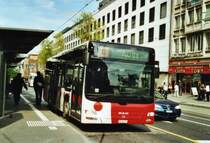 TPF Fribourg Nr. 351/FR 300'401 MAN am 19. Mai 2010 Fribourg, Bahnhof