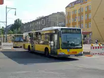 Mercedes-Benz O 530 II (Citaro Facelift) auf der Linie 107 nach Schildow Kirche am S+U Bahnhof Pankow.