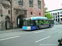 MAN Bus am Rathaus St,Johann in Saarbr�cken. Die Aufnahme des Foto war am 23.07.2010.