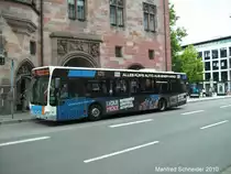 Citaro Bus am Rathaus St.Johann in Saarbr�cken. Die Aufnahme des Foto war am 23.07.2010.