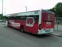 Hier ist ein Citaro Bus mit der neuen Wochenspiegel/Die Woch Werbung zu sehen. Das Foto habe ich am 24.07.2010 in Saarbr�cken Brebach gemacht.