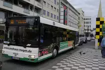 NAN NL (WG H-DA 10), am 24.07.2010 in Hannover/Steintor. Bei den Regebussen stellt das Kennzecihen auch die Wagennummer, laut Auskunkft eines Fahrer