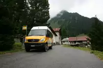 PU Conrad, Berg�n, GR 158'838 (Mercedes-Benz Sprinter Transfer 35 4x4, 2009) am 27.7.2010 in Tuors-Chants. 