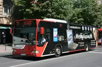 Aseag 206 (AC L 631) macht Werbung f�r Samsung.
Aachen Theaterplatz, 4.6.2010.