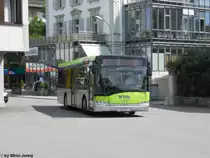 bls (Busland) Nr. 14 (Solaris Urbino 10) am 27.7.2010 beim Bhf. Burgdorf