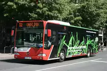 Aseag 216 (AC L 867) macht Werbung f�r das FH Aachen/Semesterticket.
aachen Theaterplatz, 4.6.2010.