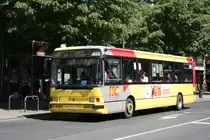 TEC 5.653 (YMG 824) mit Werbung f�r Radio VivaCite.
Aachen Theaterplatz.