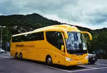Aus England: Avensis, Romsey YN07 EXD Scania/Irizar am 31. Mai 2010 Thun, Seestrasse