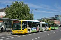 Mercedes-Benz O530G in der Erdgas- und Diesel-Ausführung am Lappan