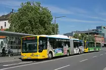 Mercedes-Benz O530G in der Erdgas- und Diesel-Ausführung am Lappan