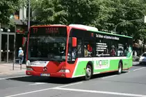 Aseag 210 (AC L 785) macht Werbung f�r Moser Software.
Aachen Theaterplatz, 4.6.2010.