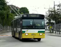 TN Nr. 169 (FBW/HESS) am Fauburg de la Gare. Neuch�tel am 28.07.10