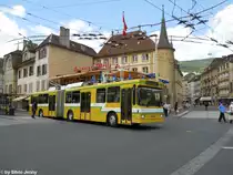 TN Nr. 119 (NAW/Hess BGT 5-25) am 27.7.2010 in Neuch�tel, Place Pury