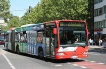 ASEAG 117 (AC L 493) macht Werbung f�r Granus Brilliant.
Aachen Bushof, 4.6.2010.