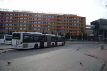 Mercedes Citaro 1, Gelenkbus am ZOB in Hannover, am 10.08.2010.