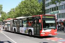 ASEAG 180 (AC L 161) macht Werbung f�r H�psch.
Aachen Bushof, 4.6.2010.