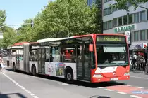 ASEAG 180 (AC L 161) macht Werbung f�r H�psch.
Aachen Bushof, 4.6.2010.
