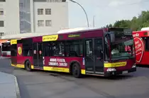 Hochbahn 2339 am 11.August 2010 auf der Busanlage Poppenb�ttel
