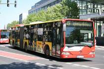 ASEAG 131 (AC L 773) macht Werbung f�r die Alemannia Aachen.
Aachen Bushof, 4.6.2010.