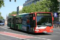 ASEAG 124 (AC L 693) macht Werbung f�r Granus Brilliant.
Aachen Bushof, 4.6.2010.