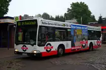 VHH 0505 am 12.August 2010 an der Endhaltestelle der 168 
S Wellingsb�ttel.
