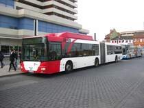 Wagen 022 (HI-SV 114) im April 2010 der Stadtverkehr Hildesheim GmbH am ZOB in Hildesheim.