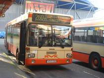 Die Linie 260 nach Remscheid Friedrich-Ebert-Platz. Am Hauptbahnhof K�ln fotografiert.