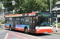 SWK 5421 (KR ZH 21) macht Werbung f�r das Pfandhaus Schumachers.
Krefeld HBF, 5.6.2010.