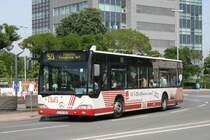 DSW 5902 (DU DV 5902) macht Werbung f�r Ver.di.
Duisburg HBF, 5.6.2010.
