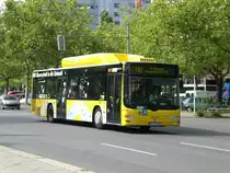 MAN Niederflurbus 3. Generation (Lions City) auf der Linie X49 nach S-Bahnhof Messe-Nord/ICC an der Haltestelle Charlottenburg Haus des Rundfunks.