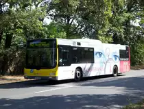 MAN Niederflurbus 3. Generation (Lions City) auf der Linie 349 nach U-Bahnhof Theodor-Heuss-Platz am S-Bahnhof Messe S�d.