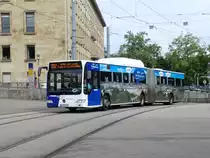 Wagen 379 der Saarbahn bedient am 27.8.10 die Linie 102 am Hbf.