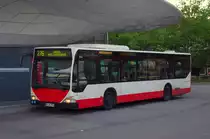 Hochbahn 2514 am 28.August 2010 am S Bf.Poppenb�ttel.