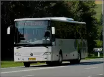 . SL 5020  Der Mercedes Integro Bus von ROSS (Sales Lentz group) hat den Anstieg nach Heiderscheid fast geschafft. 10.08.2010