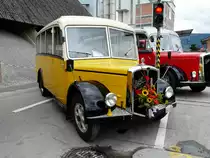 Berna Bus ex PTT  beim Saurer treff in Niederbipp am 28.08.2010