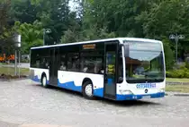 Mercedes-Benz O 530 II � (Citaro Facelift) auf der Linie 290 nach Świnoujście am Bahnhof Seebad Heringsdorf.