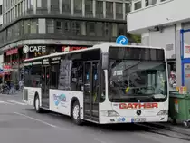 Mercedes O 530 (Citaro Facelift) der Fa Auto Gather GmbH, Krefeld (Kfz-Kennzeichen KR-GA 162), im Auftrag der Rheinbahn AG Düsseldorf. Aufgenommen am 28.08.2010. Ort: Düsseldorf Hauptbahnhof.