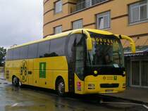 MAN; Borussia-Manschaftsbus vor einem Hotel in Warnem�nde (31.8.07)
anl�sslich des Spieles Hansa-Rostock__Borussia-Dortmund am 1.9.2007