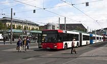 Ein MAN Bus am 18. August 2010 am Hbf Bremen.