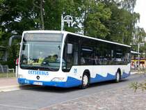 Mercedes-Benz O 530 II  (Citaro Facelift) auf der Linie 290 nach Świnoujście am Bahnhof Seebad Ahlbeck.

