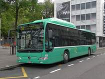 Mercedes Citaro mit der Betriebsnummer 808 auf der Linie 34 an der Haltestelle Claraplatz. Die Aufnahme stammt vom 29.08.2010.