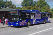 Autokraft 653 am 2.September 2010 am Glashtter Markt.
