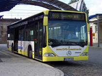 MB O 530 Citaro der OVG Gstrow am Bahnhof Gstrow auf der Linie 203 in Richtung Parumer Weg (Vorderansicht)