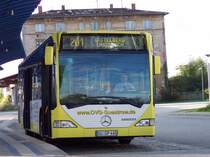 MB O 530 Citaro der OVG Gstrow am Bahnhof Gstrow auf der Linie 201 in Richtung Distelberg