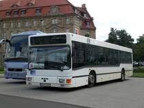 MAN Niederflurbus 1. Generation als SEV fr die Regionalbahn am Hauptbahnhof.