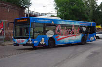 Hochbahn 1011 am 3.September 2010 am U/S Bf. Barmbek.