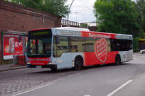 Hochbahn 2614 am 3.September 2010 am U/S Bf. Barmbek.