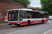 Hochbahn 6018 am 3.September 2010 am U/S Bf. Barmbek.